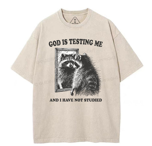 God Is Testing Me And I Have Not Studied Christian T-Shirt Sale - GuidingCross
