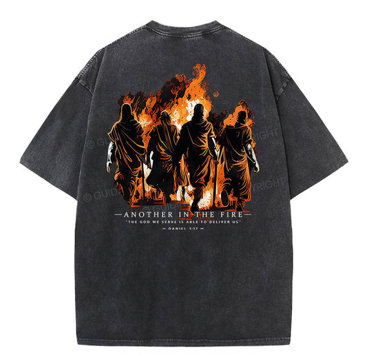 Another In The Fire Washed T-Shirt Sale - GuidingCross