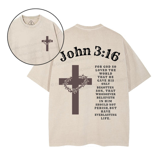 Faith Apparel Christian Washed T-Shirt Sale - GuidingCross