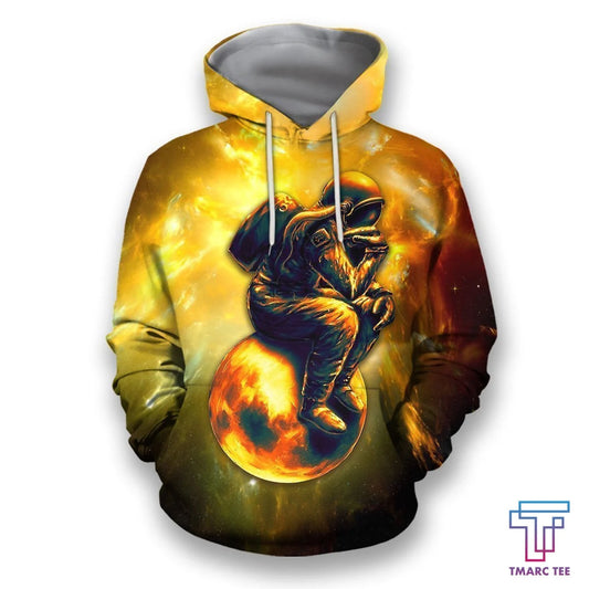 UniJames D all over print astronaut in space