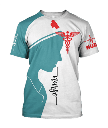 UniJames Beautiful Nurse 3D All Over Printed Shirts For Men And Women Hoodie