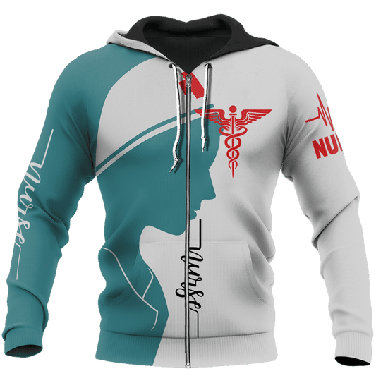 UniJames Beautiful Nurse 3D All Over Printed Shirts For Men And Women Hoodie