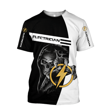 UniJames Premium Electrician All Over Printed Shirts For Men And Women Hoodie