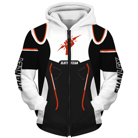 UniJames Premium Personalized 3D Printed Electrician Shirts Hoodie