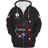 UniJames Custom Nurse Uniform Nursing Tools 3D Shirts Nurse Tshirt