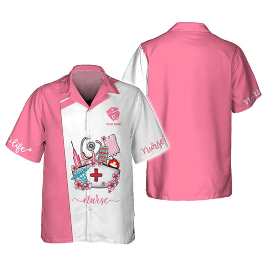 UniJames Nursing Custom Name 3D Shirts Personalized Nurses Uniform