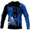UniJames Customize Name Police Unisex Shirts Thin Blue Line
