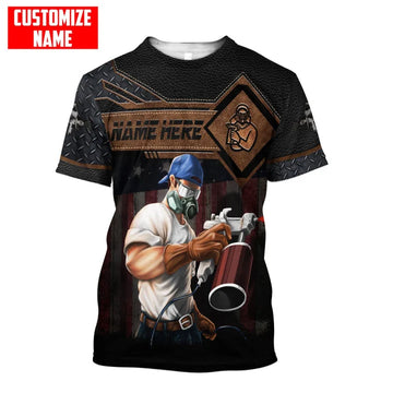 UniJames Customized Name Spray Painter Unisex Shirts