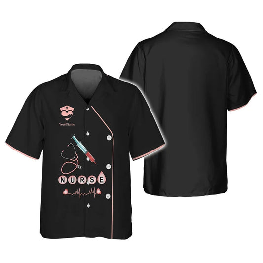 UniJames Nurse Tshirt Nurse Blood Text 3D Shirts Custom Nursing Tee Shirt