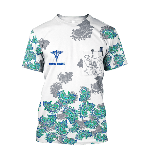 UniJames Premium Nurse Personalized Name Unisex Shirts