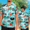 UniJames Custom Name Police Colorful Hawaiian Shirts for Men & Women