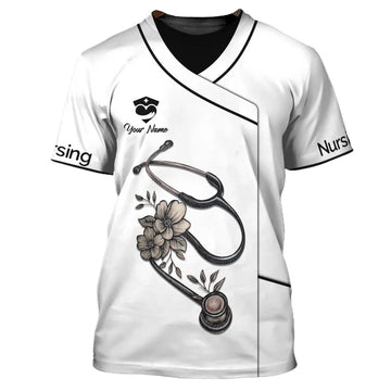 UniJames Funny Nurse Art Zipper Hoodie For Women Girls Personalized Gift For Nurses