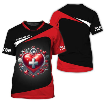 UniJames Personalized Nurse Shirt - Heart of Healing