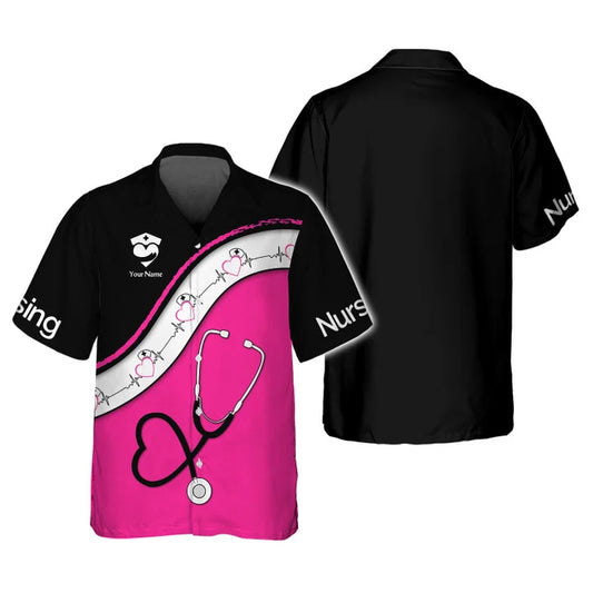UniJames Custom Name Nursing 3D Shirt Personalized Gift For Nurses