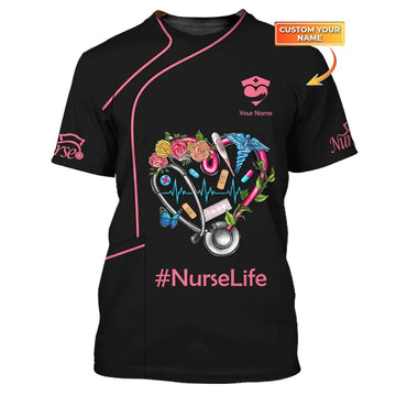 UniJames Woman Shirt, Custom Nurse T-Shirt, Nurse Life, Nursing Hoodie, Shirt For Nurses