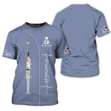 UniJames Personalized Nurse Shirt - Dedication in Every Stitch