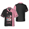 UniJames Personalized Nurse Shirt ? 'Nurse Life' with Medical Motif in Pink and Black