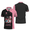 UniJames Personalized Nurse Shirt ? 'Nurse Life' with Medical Motif in Pink and Black