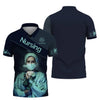 UniJames Personalized Nurse Shirt - Elegant Floral Elegance Meets Professional Pride