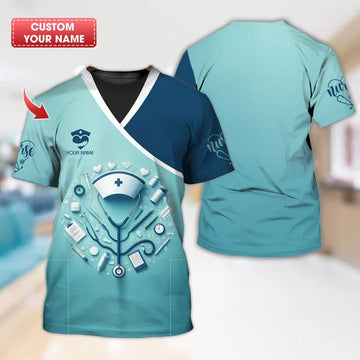 UniJames Personalized Nurse Shirt - Although The Nursing Profession Can Be Stressful And Complex, I Always Take Pride In It