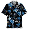 UniJames Police Blue Hawaiian Shirt