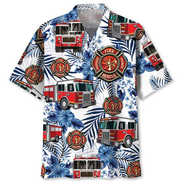 UniJames Firefighter Proud Hawaiian Shirt