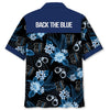 UniJames Police Back The Blue Hawaiian Shirt