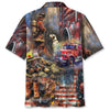 UniJames Vintage Art Firefighter Proud Hawaiian Shirt