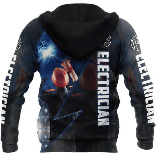 UniJames Personalized Name Electrician Electrician Shirts Thunder