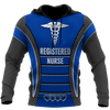 UniJames Rn Nurse Unisex Shirts Custom Name Hoodie 3D All Over Printed