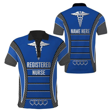 UniJames Rn Nurse Unisex Shirts Custom Name Hoodie 3D All Over Printed