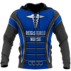 UniJames Rn Nurse Unisex Shirts Custom Name Hoodie 3D All Over Printed