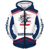 UniJames Premium Personalized 3D Printed Electrician Shirts Hoodie