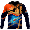 UniJames Premium Unisex All Over Printed Electrician Shirts Hoodie