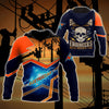 UniJames Premium Unisex All Over Printed Electrician Shirts Hoodie