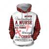 UniJames Nurse 3D Hoodie Shirt For Men And Women