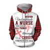 UniJames Nurse 3D Hoodie Shirt For Men And Women