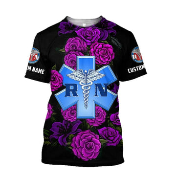 UniJames Premium Nurse Customize 3D All Over Printed Unisex Shirts Hoodie