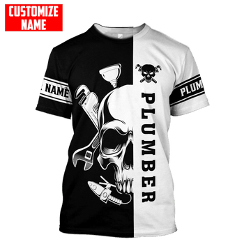 UniJames Personalized Plumber Skull Apparel