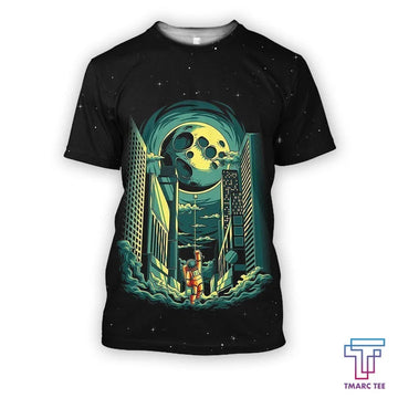 UniJames D all over print astronaut in the space