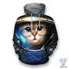 UniJames D all over print Cute Cat Astronaut