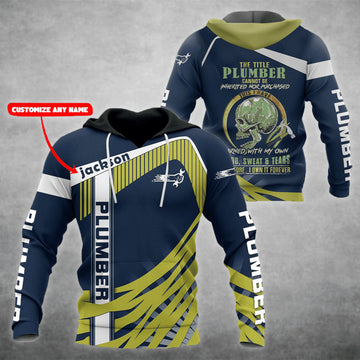 UniJames Premium Plumber Custom Name Unisex Shirts