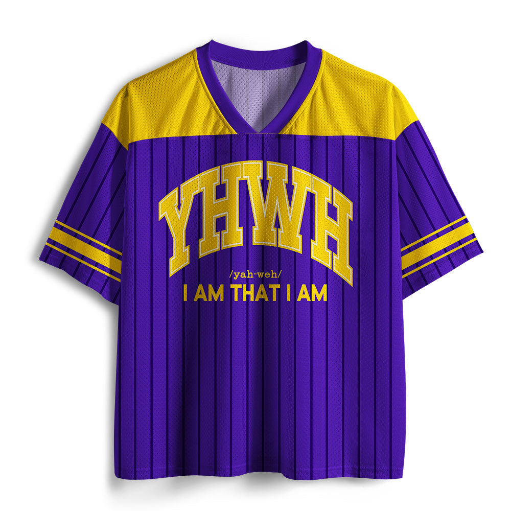 UniJames YHWH Christian Purple Mesh Jersey