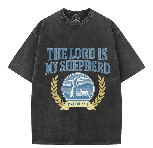 The Lord Is My Shepherd Christian Washed TShirt