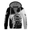 UniJames Personalized Firefighter Black White Color 3D All Over Printed Hoodie For Men And Women