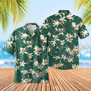 UniJames Star Orchid - Rainforest Short Sleeve Hawaiian Shirt