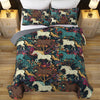 Uni All Season Quilt 3-Piece Set Horse Flower