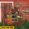 Uni Personalized Name Black Angus Cattle All Over Printed 3D Apron