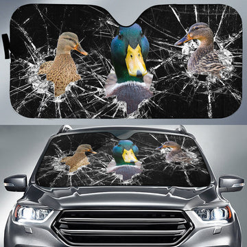Uni Duck Broken Glasses 3D Sun Shade