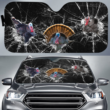 Uni Turkey Broken Glasses 3D Sun Shade